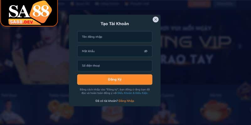 Cách đăng ký tài khoản siêu đơn giản cho hội viên mới